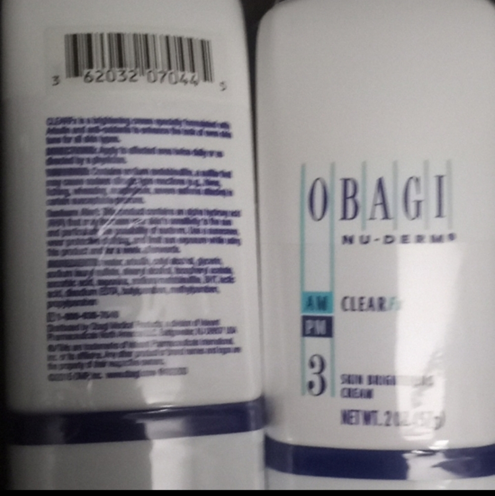 - - - - - - - Obagi clear 2fl oz new with seal